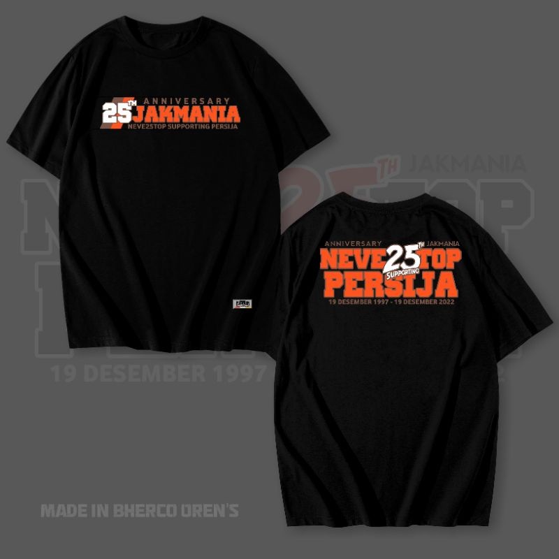 (COD) T-shirt Anniversary 25Th Jakmania