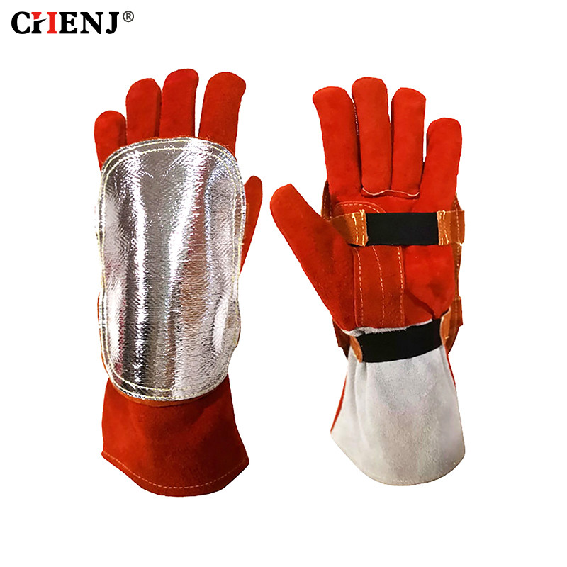 Aluminized Back Weg Hand Pad Fireproof Gloves Pad For Welder Furnace Metal Smelting Weg Camping Indu