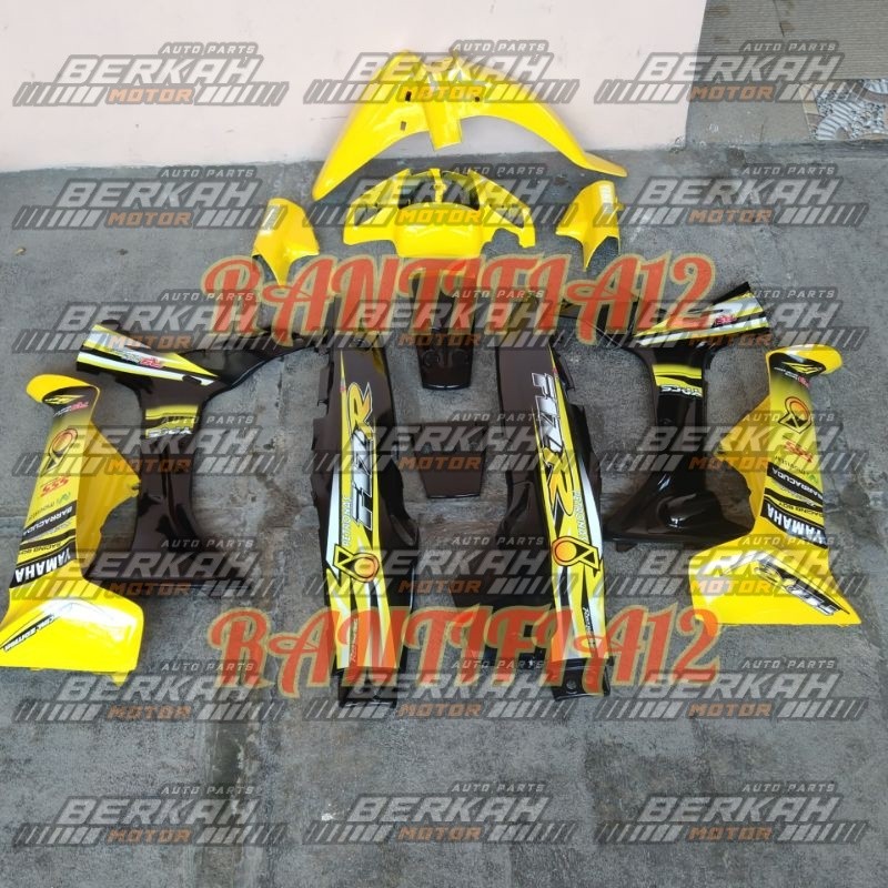 cover bodi fizr full set bodi fizr fiz r kuning hitam