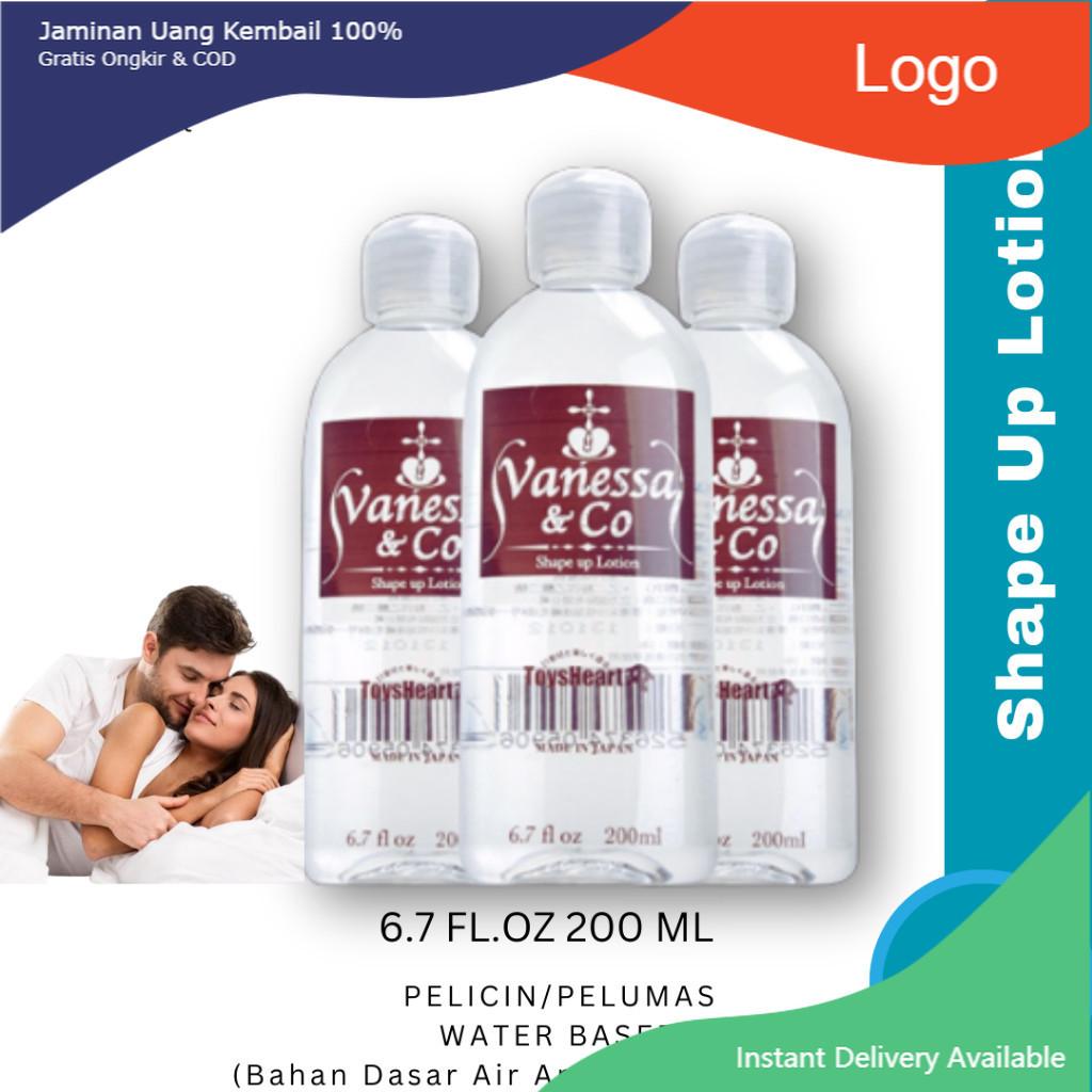 Promo Terbaru Ahir Bulan Murah Pelumas Wanita Vanessa & Co shape up lottion - Pelumas bahan dasar ai
