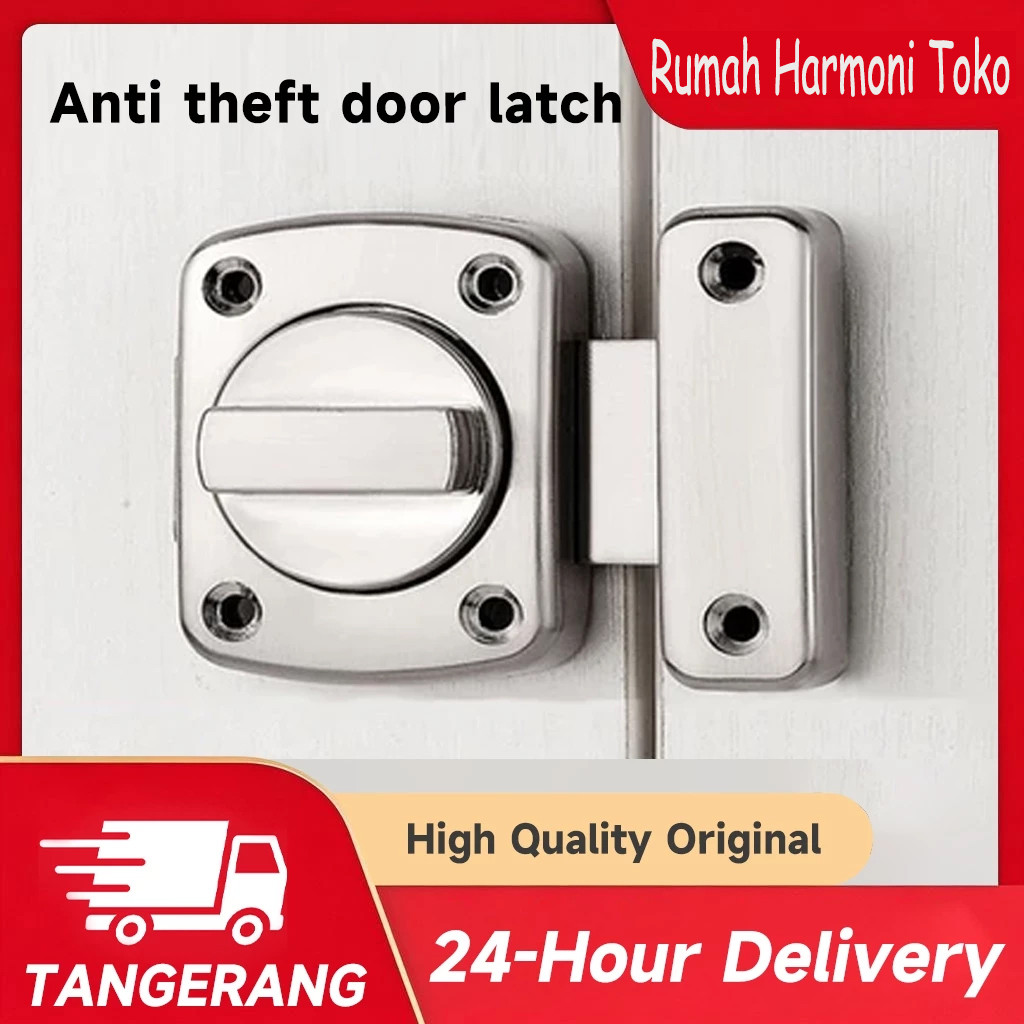 Rumah Pintu Pintu Metal Grendel Kunci Grendel Tidur Maling Anti Selot Slot