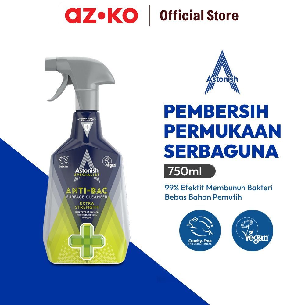AZKO Astonish Pembersih Perabotan Dapur Anti Bakteri Premium 750 ml Anti Bakterial Liquid Cleaner Pe
