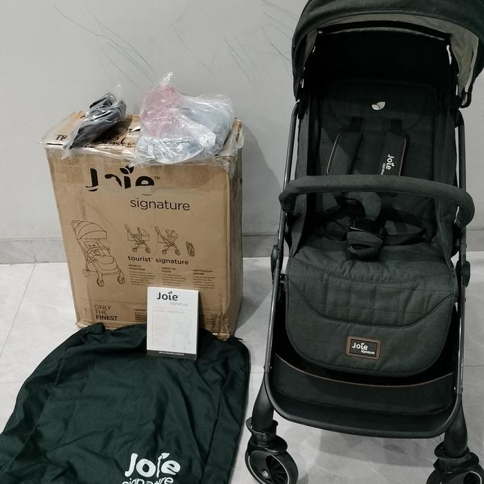 stroller joie tourist like new preloved - signature noir