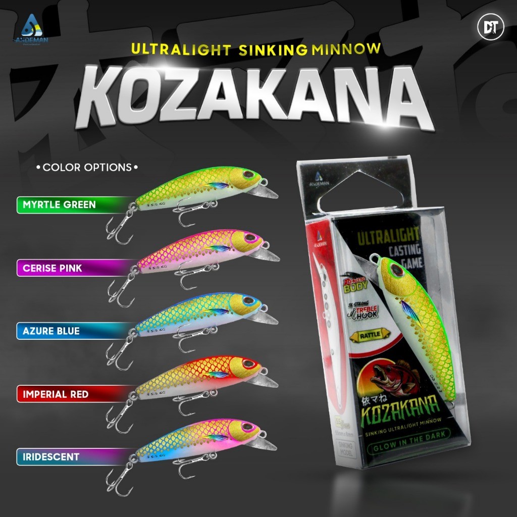 Metta Fishing | Minnow Shikari Andeman Lure Umpan Pancing 5 cm Umpan Pancing Floating umpan casting 