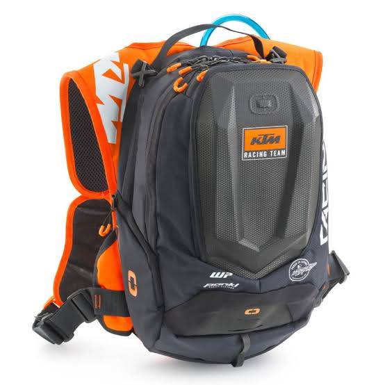 KTM Team Dakar Hydration Backpack by OGIO® – Tas Punggung Hydration Off-Road 12L, Orange & Black