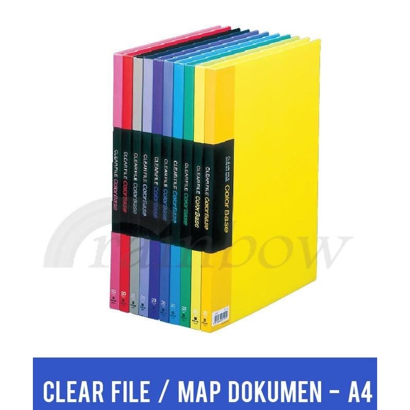 Clear File A4 Clear Holder King Jim 132C 20 Pockets / A4 20 Lembar