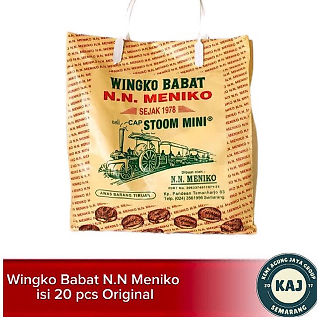 Wingko Babat NN Meniko isi 20pcs Original Legendaris Terlaris Dijamin Enak Oleh-Oleh Asli Semarang