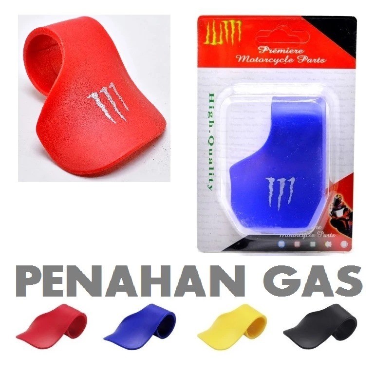 PENAHAN GAS MONSTER MW tahanan-penahan-tangan-hand rest-istirahat-anti pegal gas plastik variasi bis