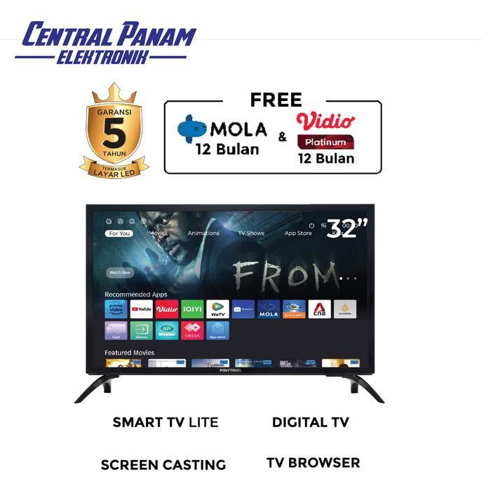 POLYTRON SMART LITE DIGITAL 32" PLD 32CV2269 Central Panam Elektronik