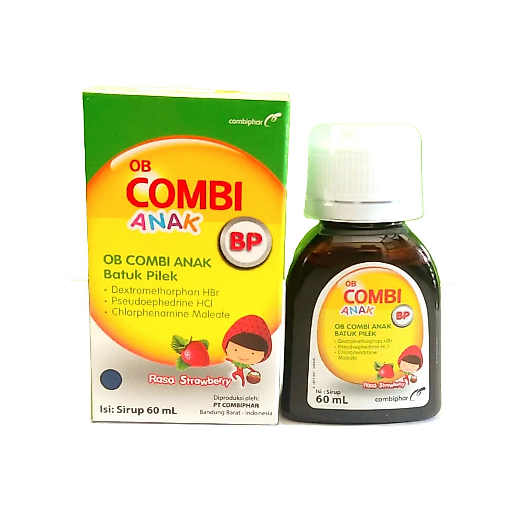 Ob Combi Anak Batuk Pilek Strawberry 60ml