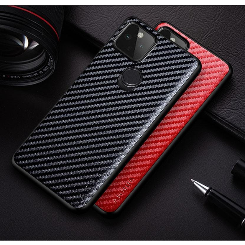 Case Google Pixel 4 4A 4XL 5 5A 5XL Case Carbon Ultra Thin  Slim Fit Anti Panas