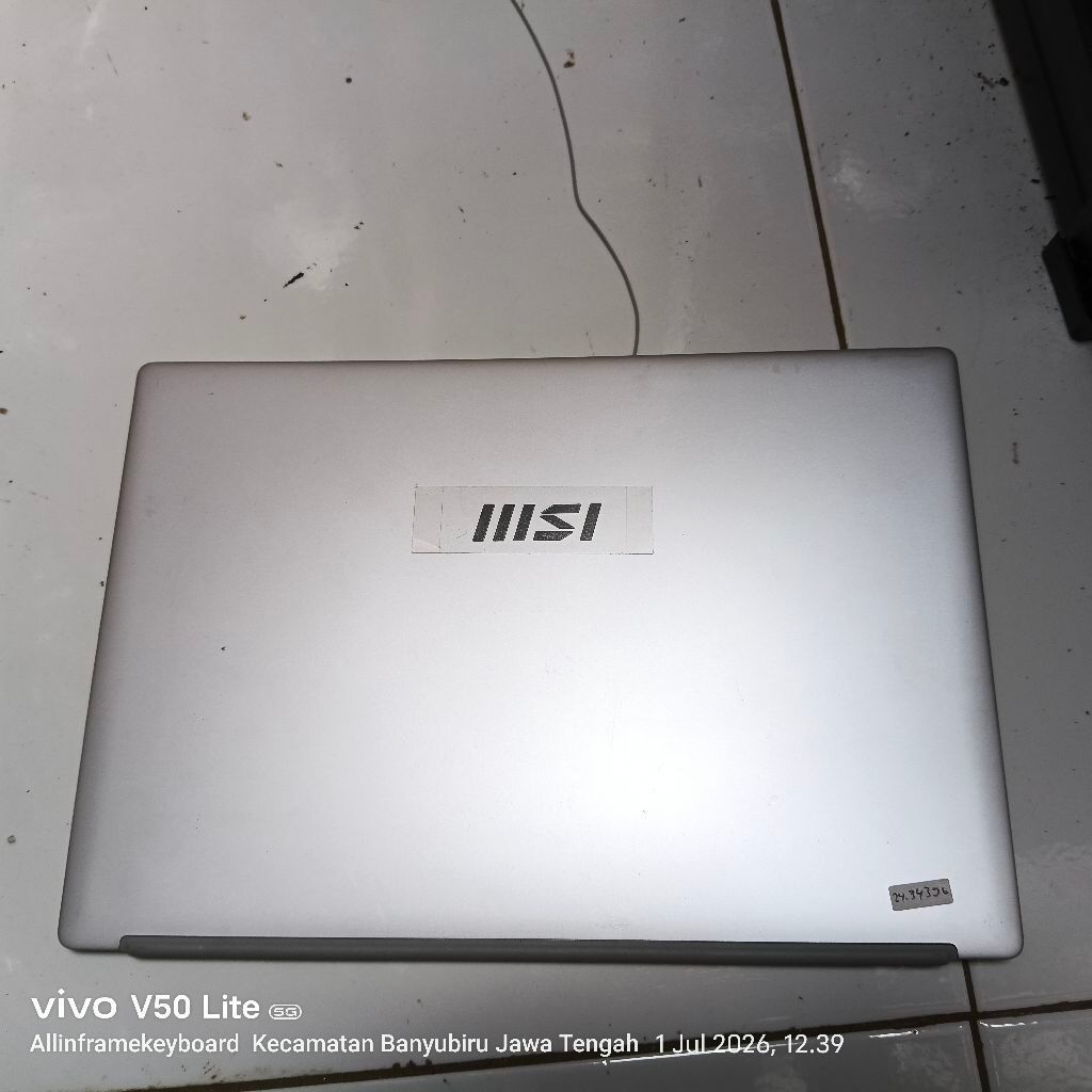 Back Cover Laptop MSI Modern 14 C5m C7m C11m C12m C12mo C13m ms-14jk ORI
