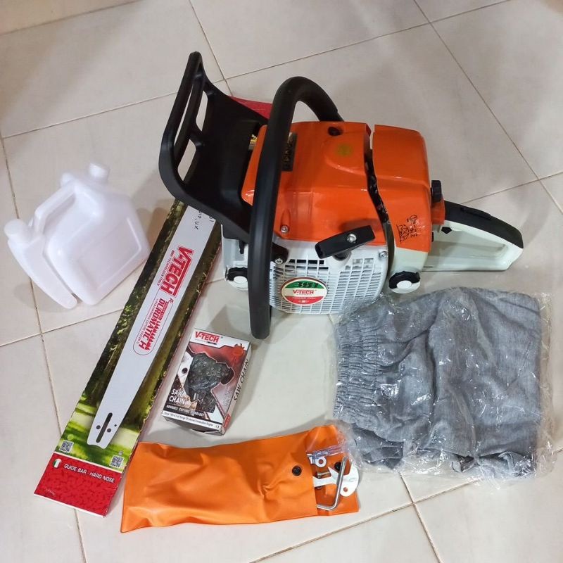 chainsaw/senso kecil V-tech VTS-381 (bar laser 25") 72cc