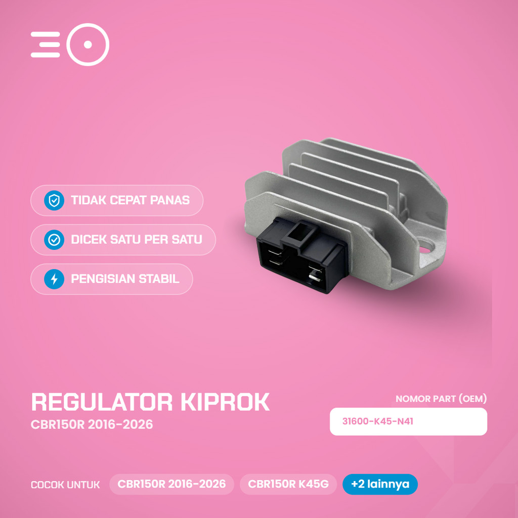 NOXPIT Regulator Kiprok CBR150R 2016-2026 CBR150R K45G CBR150R K45N CBR150R K45R 31600-K45-N41