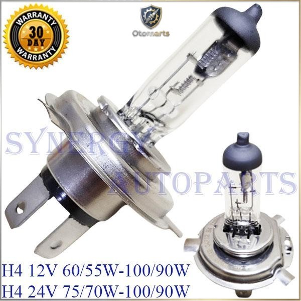 Bohlam Lampu Halogen H4 12V 60/55W 100/90W 24V 75/70W 100/90W - 10008681
