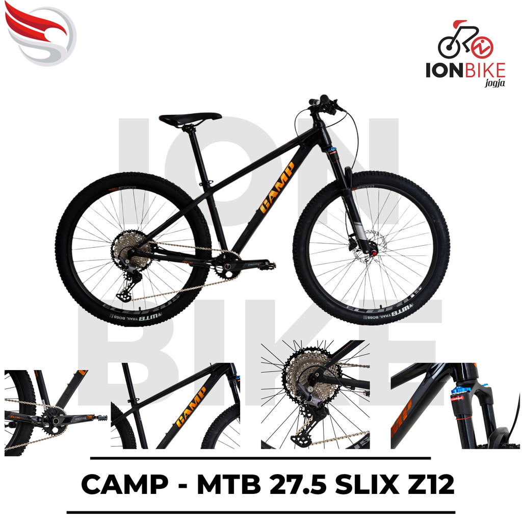 SALE STOCK - Sepeda MTB 27.5 CAMP SLIX Z12 1x12 Speed SHIMANO DEORE - Frame Alloy Ringan Z-12 1 x 12