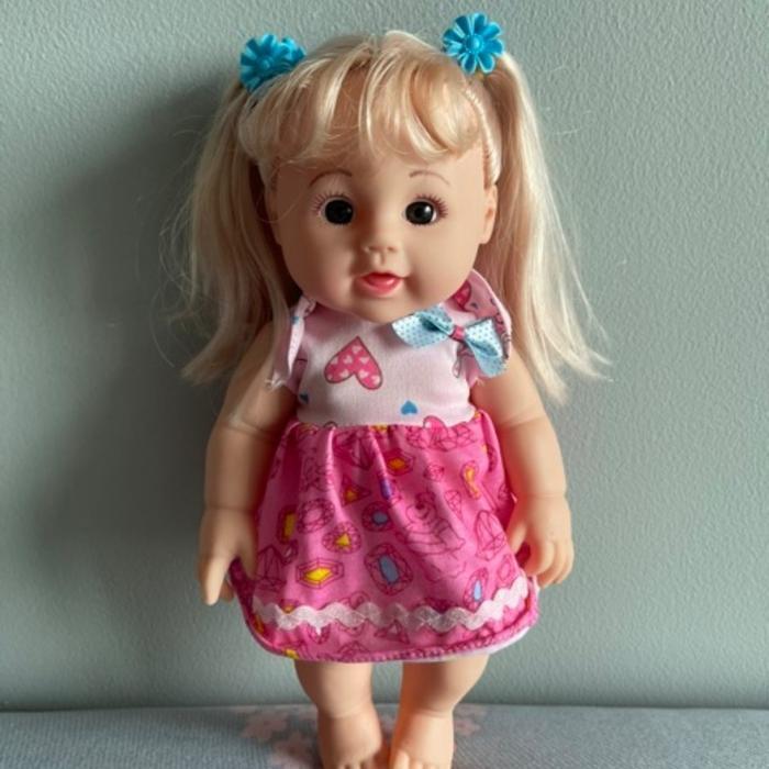 boneka baby doll full silicon bersuara / Mainan Boneka sweet baby 2025 - pirang