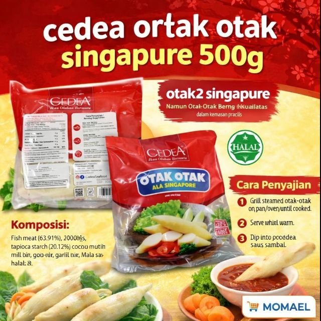 cedea otak otak Singapura 500