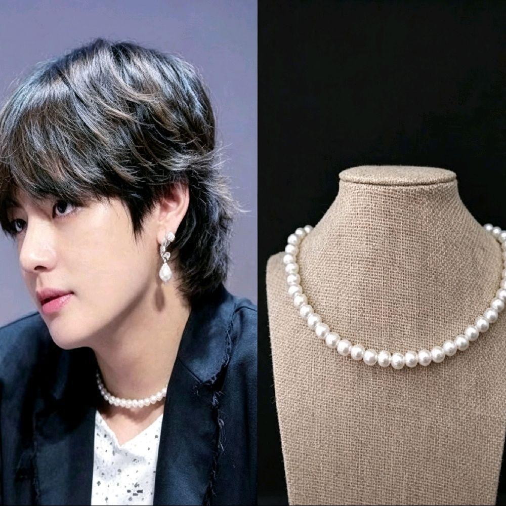 KALUNG MUTIARA PRIA/WANITA ELEGAN- MODEL V BTS