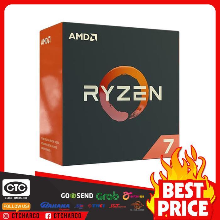 (STOK READY) PROCESSOR AMD RYZEN 7, 2700X, BOX, SOCKET AM4 (TERLARIS)