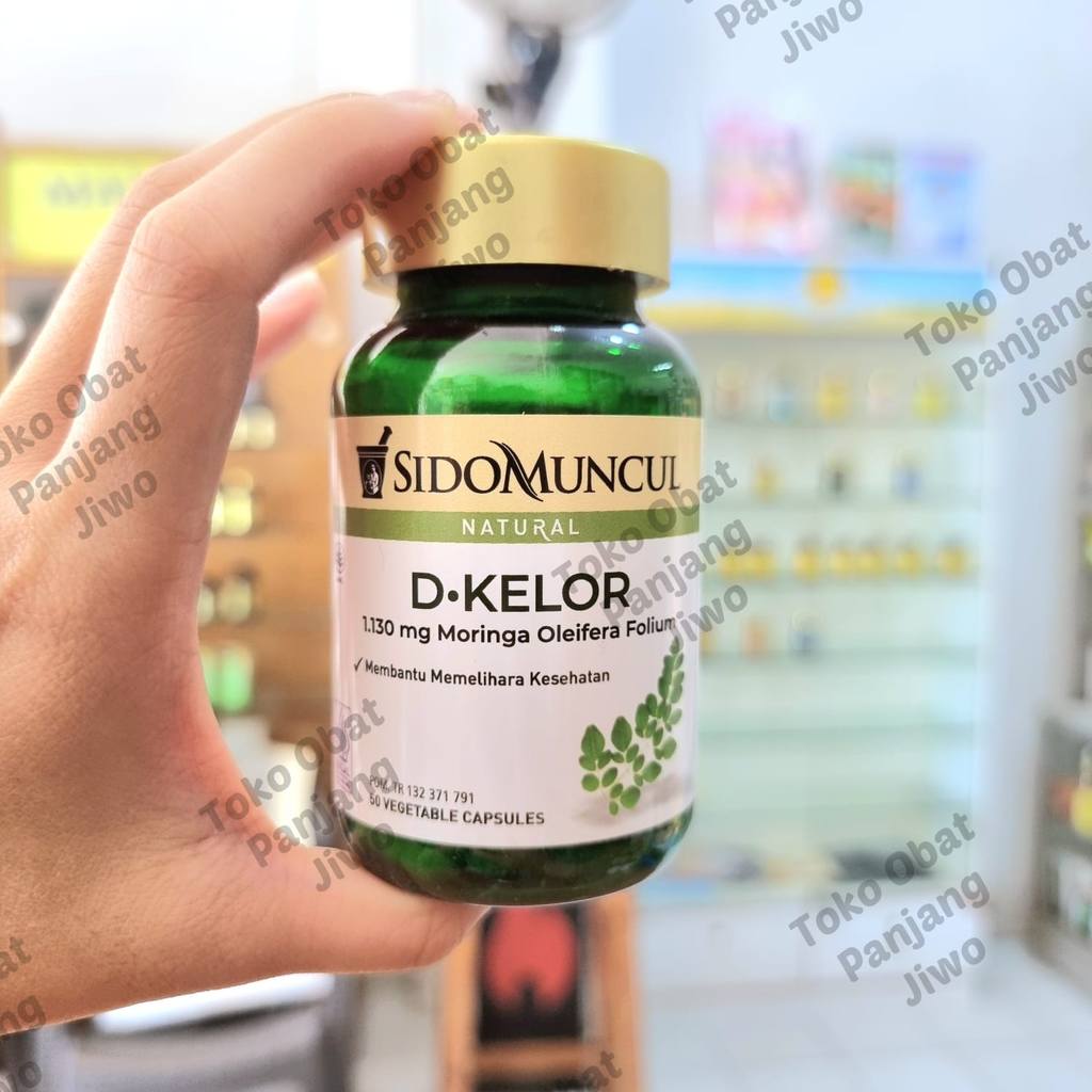 SIDOMUNCUL D-Kelor 50's SIDOMUNCUL Sari Daun Kelor Antioksidan Imun tubuh