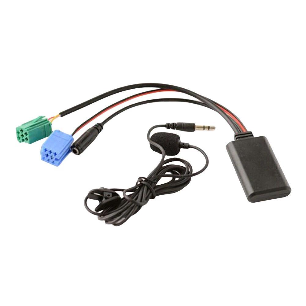 Car Bluetooth-Compatible Module AUX IN Wireless Bluetooth-Compatible Module with MIC Audio Cable Ada