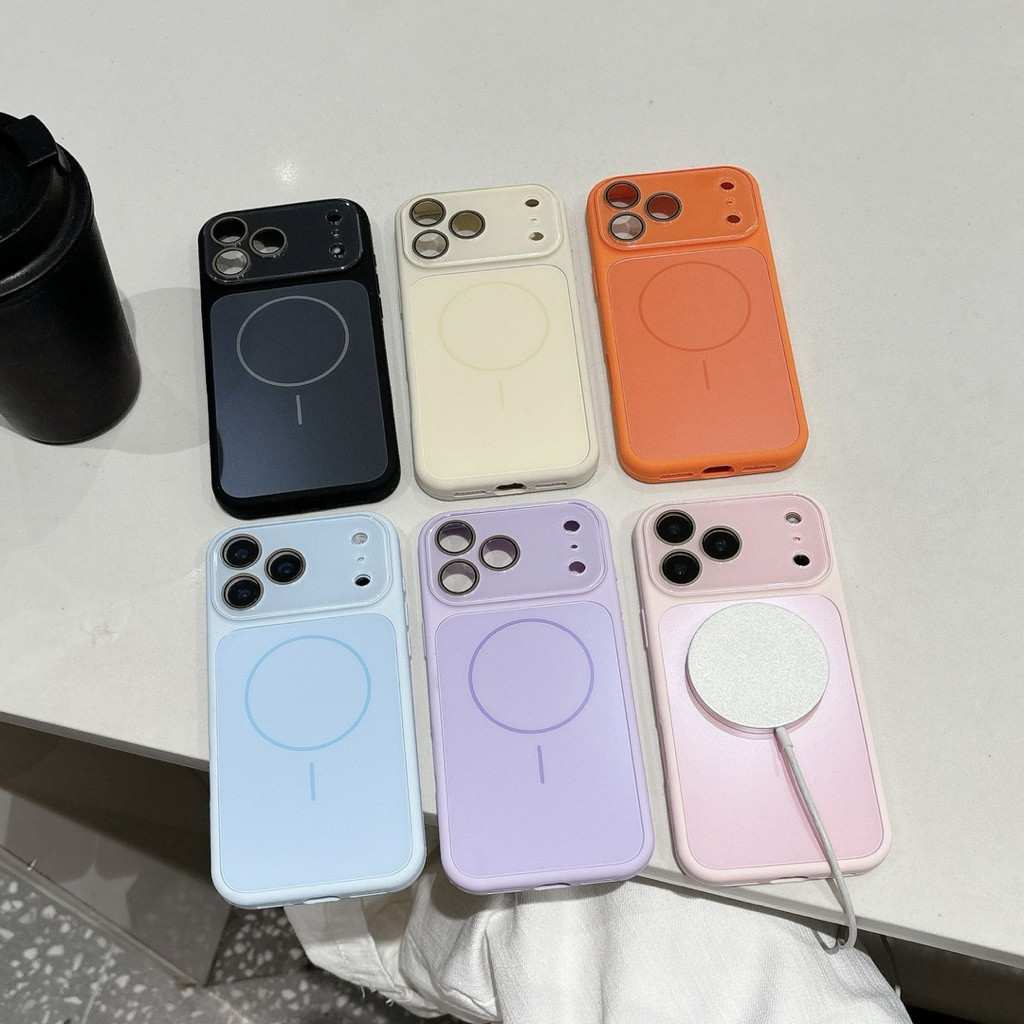 Magsnap Case For IPhone 13 14 15 16 17 PRO MAX Casing Premium Magsafe dan Magnetic, Frame Kamera Ful