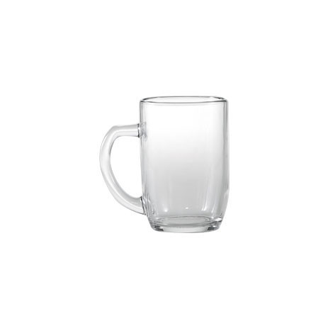 1PCS 420 ML Gelas Kaca M1551 Gelas Gagang Gelas Teh Gelas Warung Gelas Café