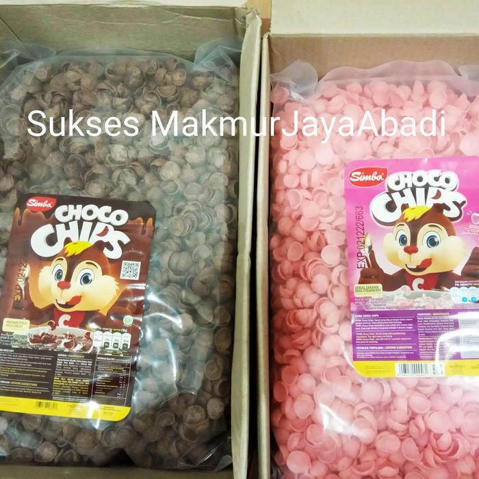 READY STOKSimba choco chips/sereal/koko krunch kiloan kemasan 1 kg. Kualitas TOP - CoklatHAPPY SHOPI