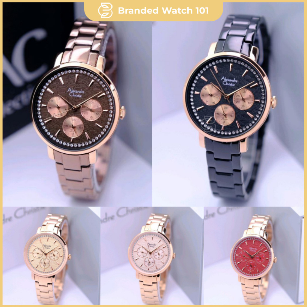 PROMO CUCI GUDANG ORIGINAL Jam Tangan Wanita Alexandre Christie AC 2A10/AC2A10/AC 2A26/AC2A26/AC 2A2