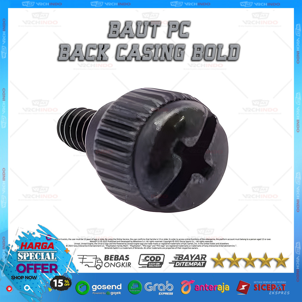 Screw Sekrup Baut Baud Bold Casing Belakang PC Komputer Desktop 
