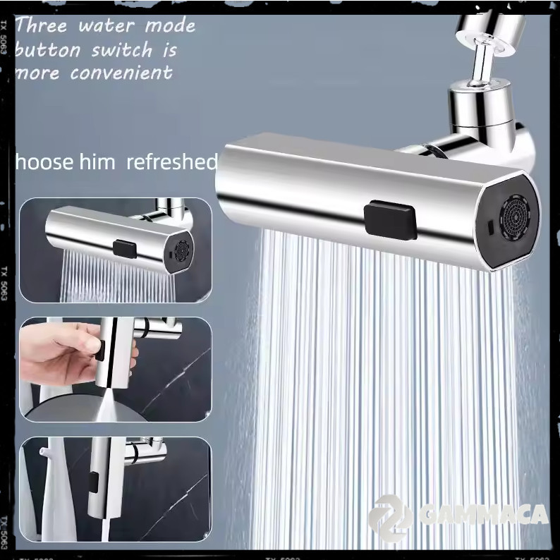Keran Air Extender Faucet Water Outlet Universal 360 Degree - O2