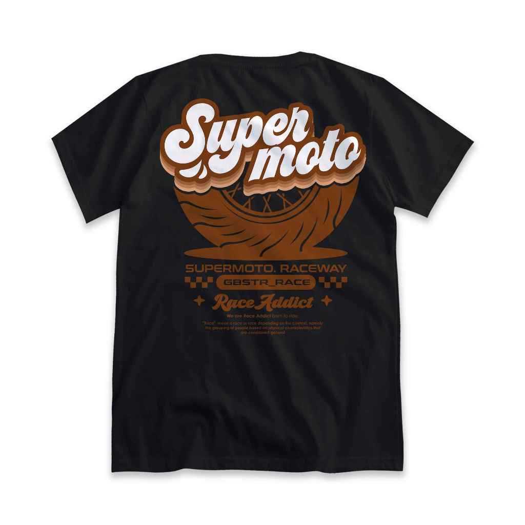 Kaos Racing Supermoto Herex Surex Gank | Baju Distro Motocross Sport - T-Shirt Motor Balap KLX CRF K