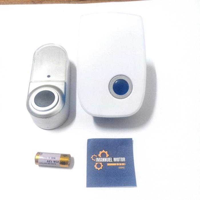 Dijual BEL PINTU WIRELESS BEL RUMAH DOOR BELL ARUS AC COLOK LISTRIK 220 VOLT terlaris