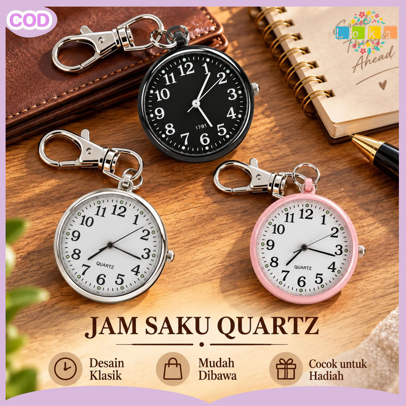 Jam Saku Gantungan Kunci Perawat Jam Saku Kuarsa Modis Dan Praktis Jam Saku Multi-fungsi Jam Saku Pe