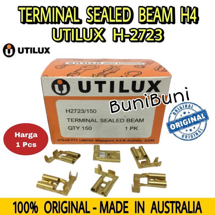 SKUN UTILUX H4 ECERAN / Terminal Seal - Sealed Beam H4 Bendera H2723 Untuk Socket Lampu Utama Mobil 