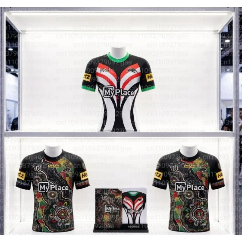 Jersey NRL, warna hijau zaitun, edisi Ruby, 2026, seragam latihan olahraga, desain cetak, bahan yang
