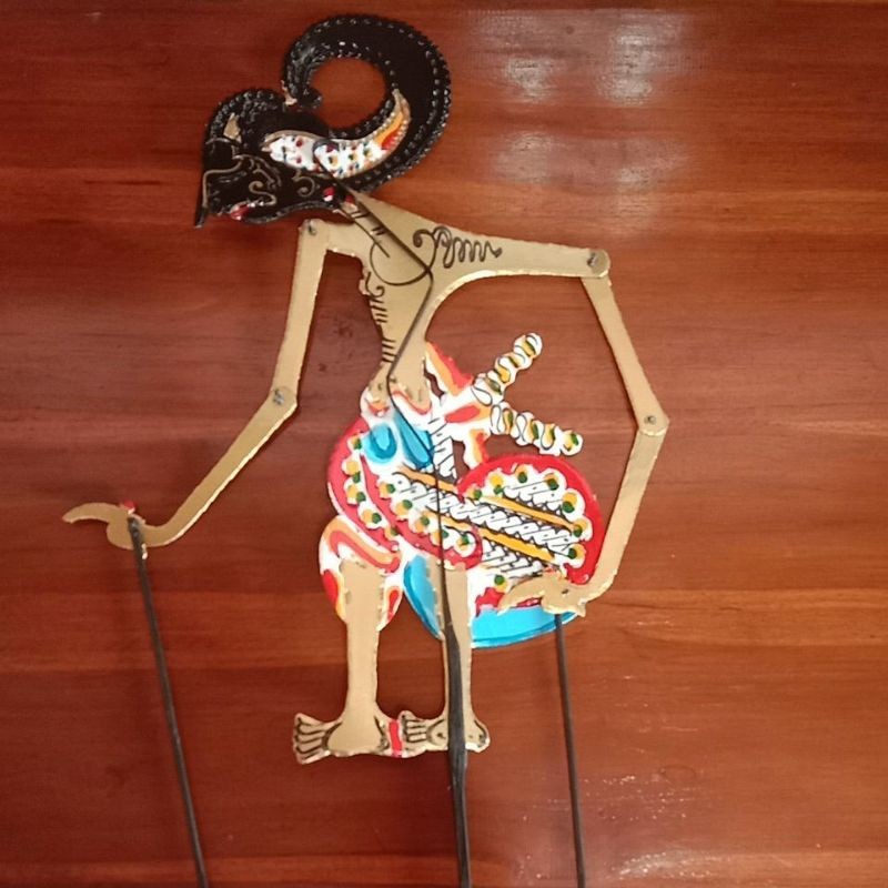 wayang kertas duplex Arjuna/Janoko