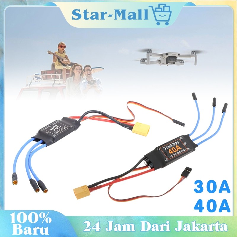 Esc 30a 40a Brushless Esc Controller