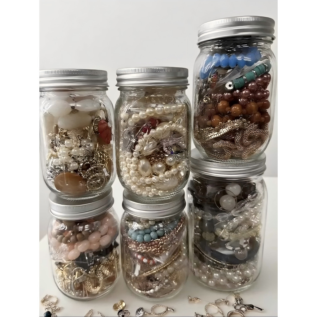 Tiktok's highly popular brand new jewelry blind box jar mixed blind box lucky bag necklace earrings 