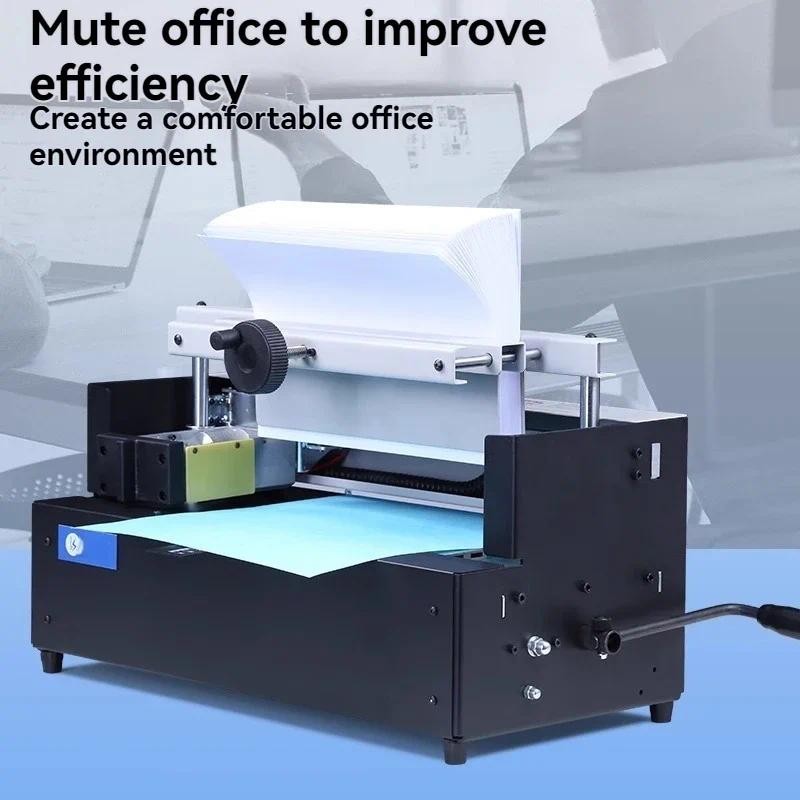 WD-40B Desktop Bid Contract File Hot Melt Adhesive Desktop Wireless Adhesive Binding Machine Hot Mel