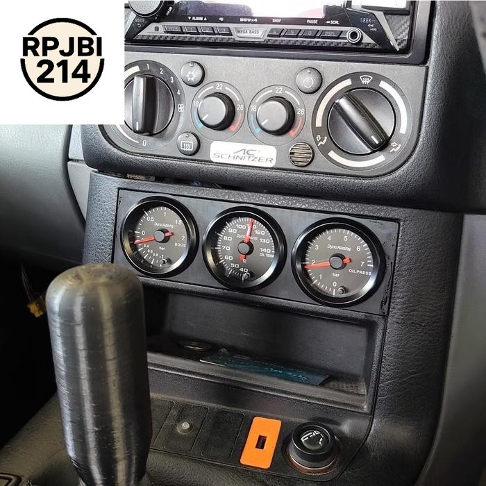 PART BMW E36 OBC and clock delete 52mm gauge bracket plate penutup jam - Custom