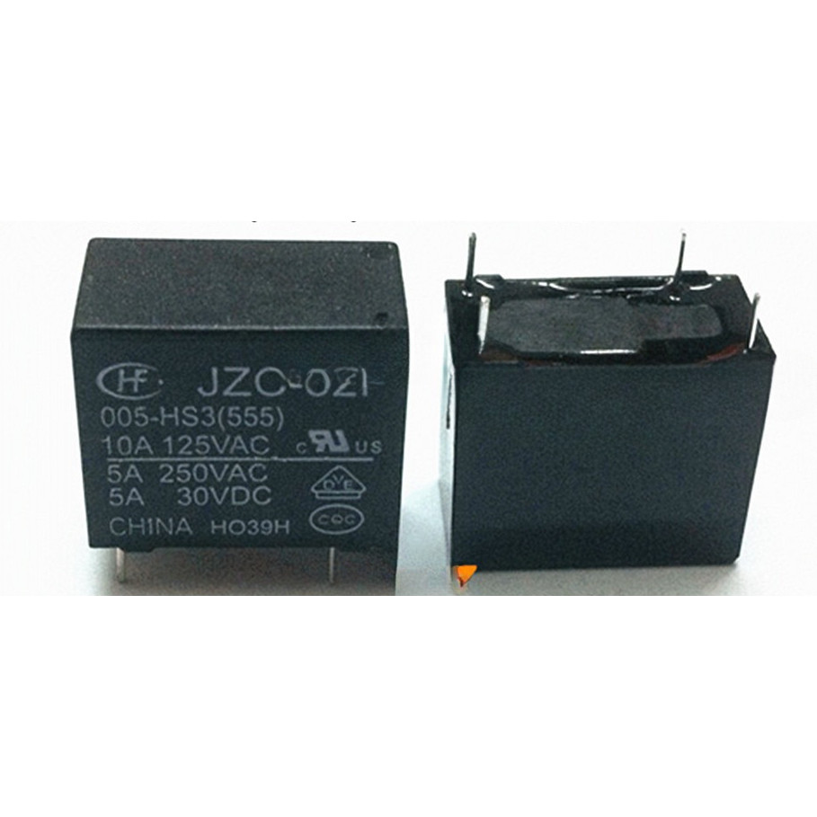 (10pieces/lot)NewOriginal 3V 5V 12V 24V 5A Power Relay JZC-32F HF32F 003-HS 003-HS3 005-HS 005-HS3 0