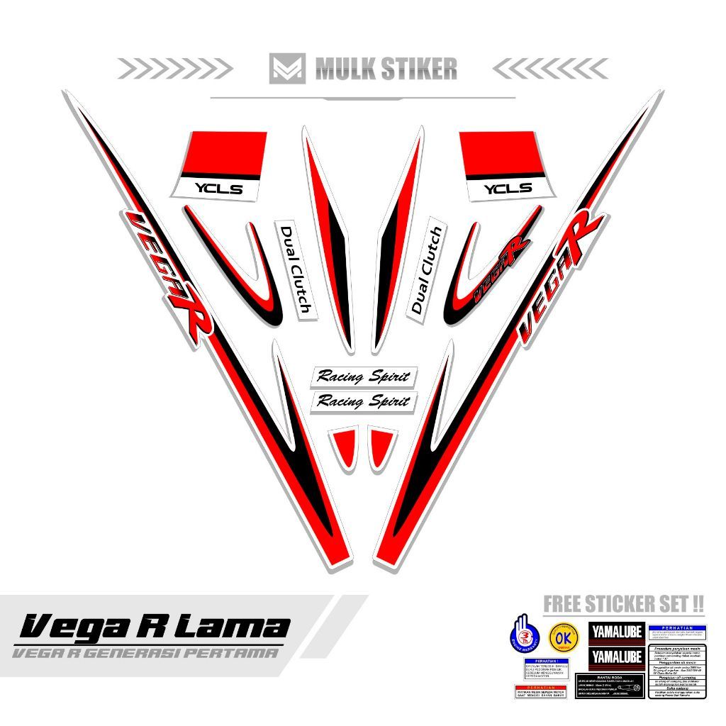 Striping Vega R Lama Stiker Vega R Old / Stiping Vega R Lama / Setiker Vega R Lama