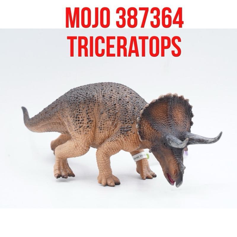 MOJO 387364 Triceratops Jurassic Prehistoric Dinosaur Dinosaurs Dino Dinosaurus Mainan Figure Binata