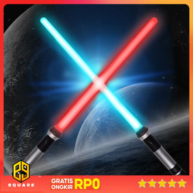 Pedang Mainan Double Bladed Lightsaber Star Wars - 693 Original 99 Square