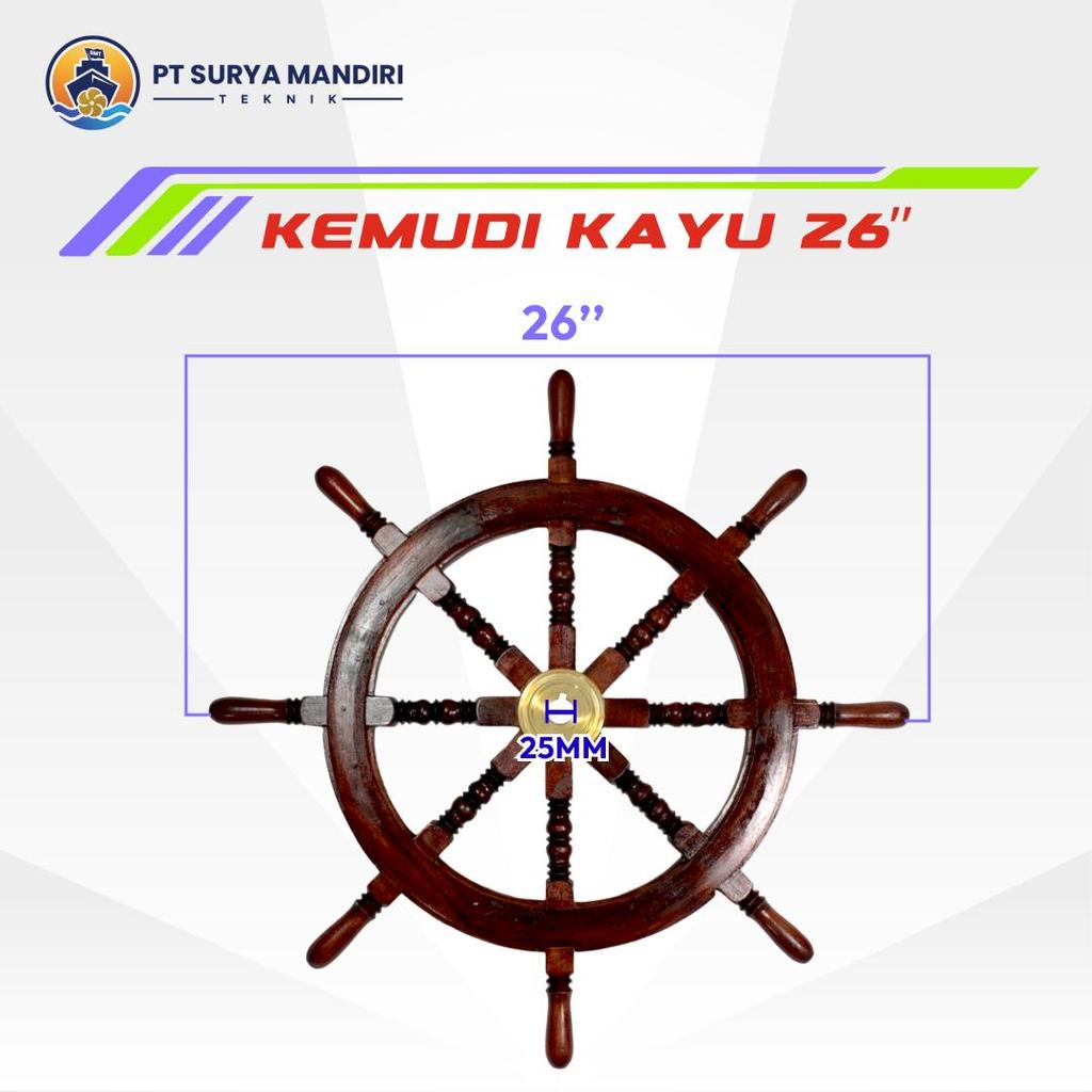 STIR KEMUDI KAYU 26" / STIR KAPAL