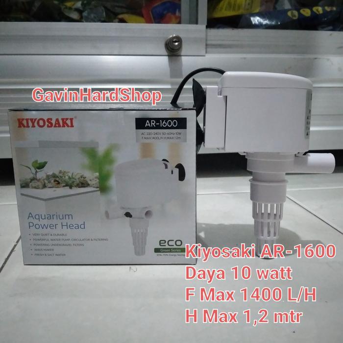 Pompa Aquarium Pompa Power Head Pompa Celup Kiyosaki AR-1600 1400 L/H - AR-1600B