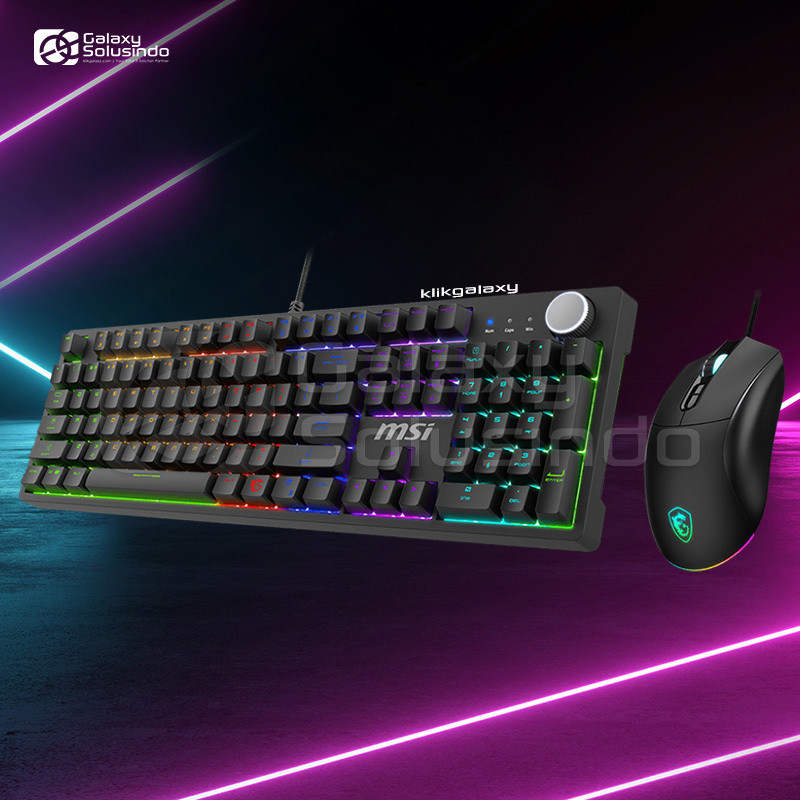 MSI FORGE GK320 Combo Mechanical Gaming Keyboard Mouse - CG