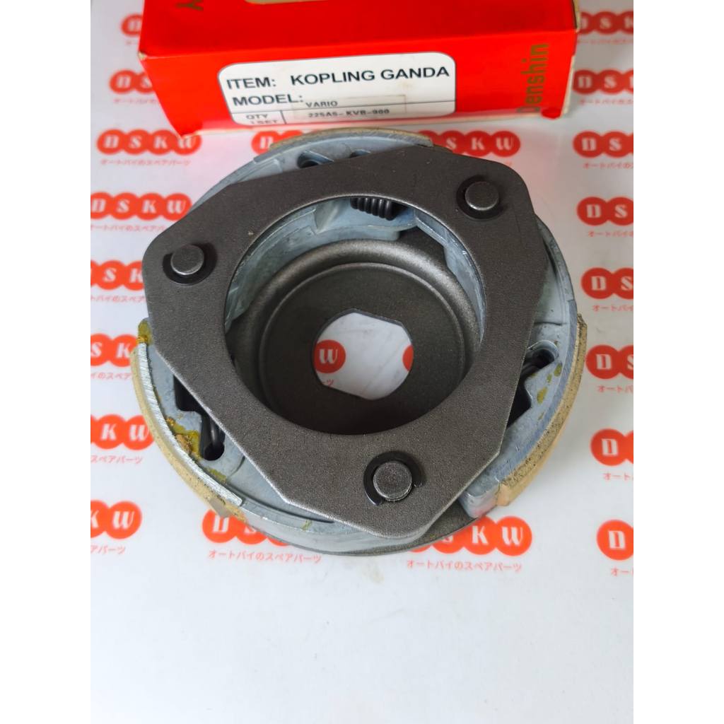 Otomatis  Kampas Kopling Ganda Assy VARIO 110 Karbu KVB Denshin